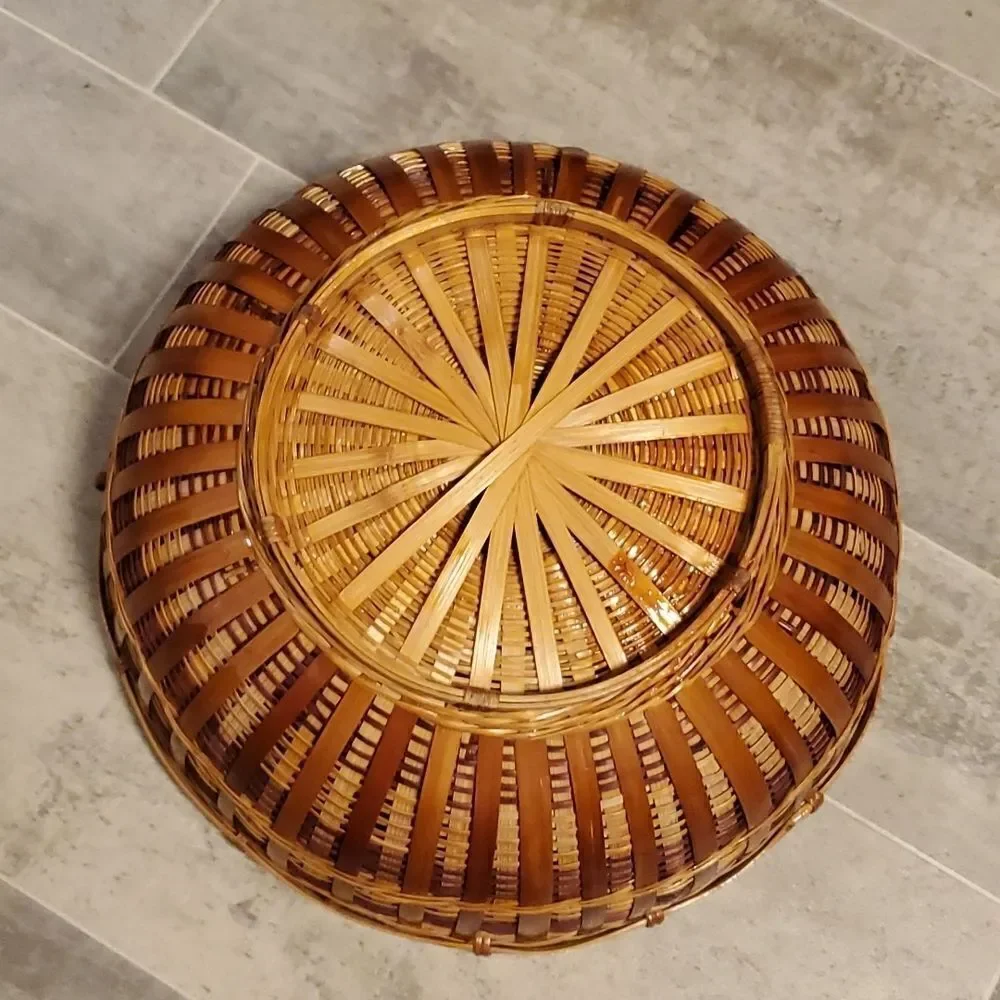 Large Stunning Woven Bowl Basket